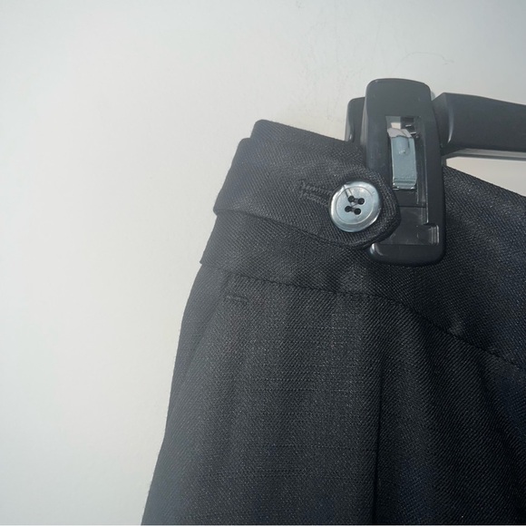 NWT Talbots Black Linen Blend Dress Pants - Picture 8 of 10